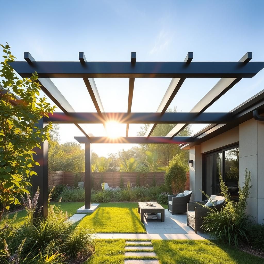 attached pergola