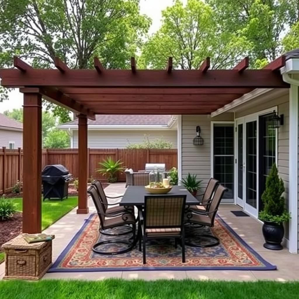 Pergola Dining Area