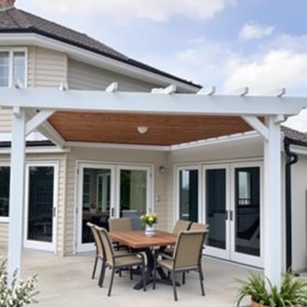 Attached Pergola