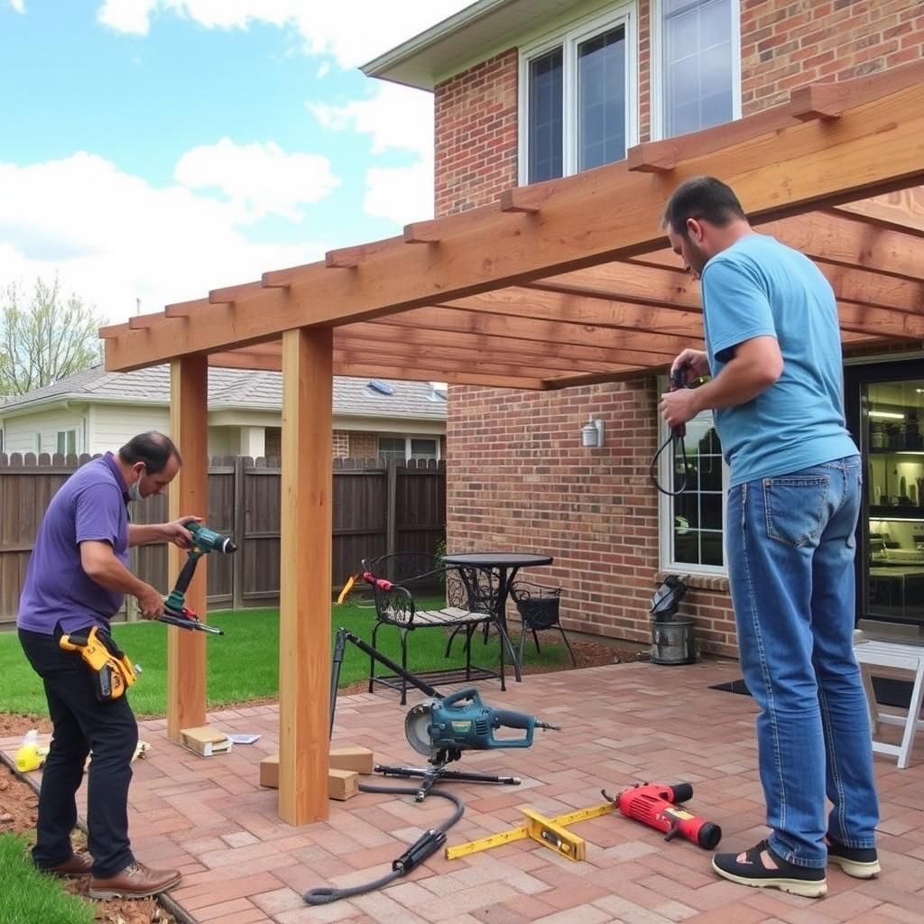 Building a pergola