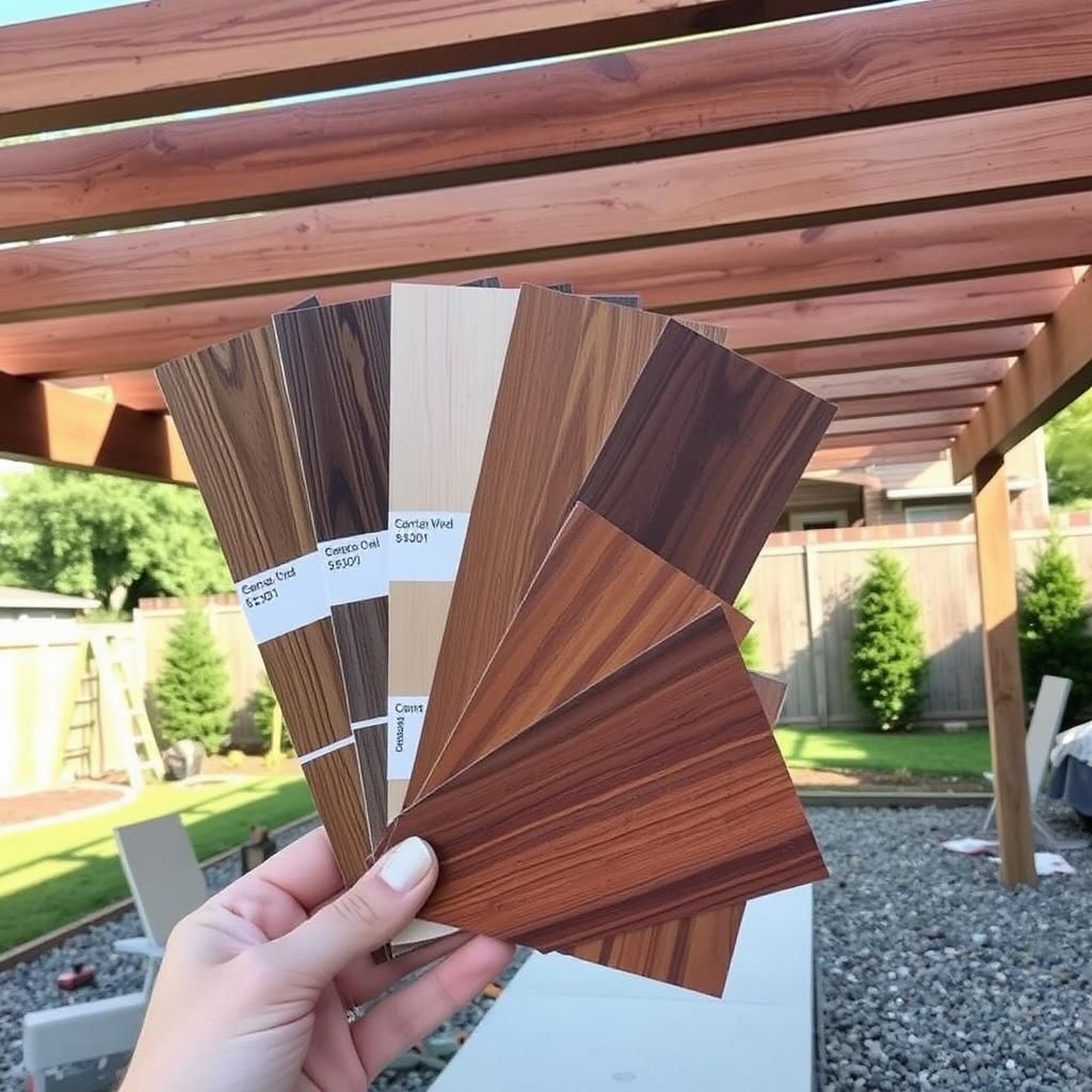 Selecting the Perfect Pergola Stain Color