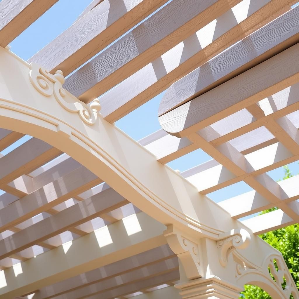 Classic Pergola with Intricate Details