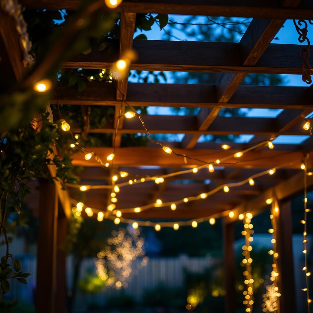 Covered Pergola Lighting Ideas in the UK