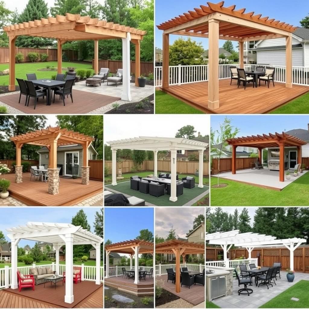 Deck Pergola Design Ideas