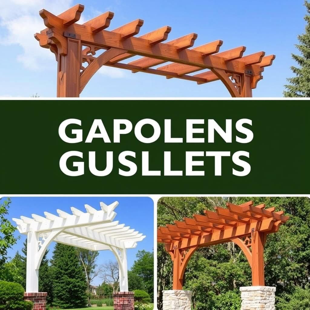 Decorative Pergola Gusset Designs