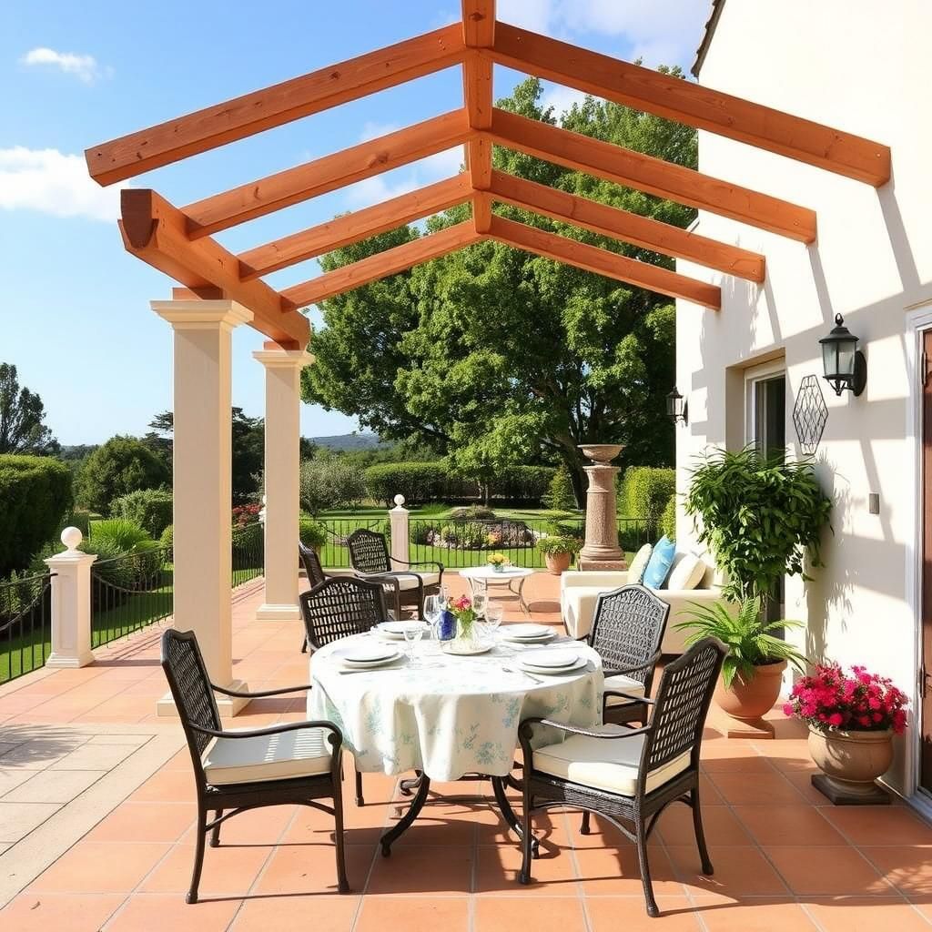 Dining Pergola on Terrace