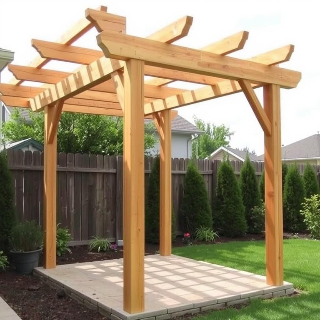 budget-friendly pergola materials