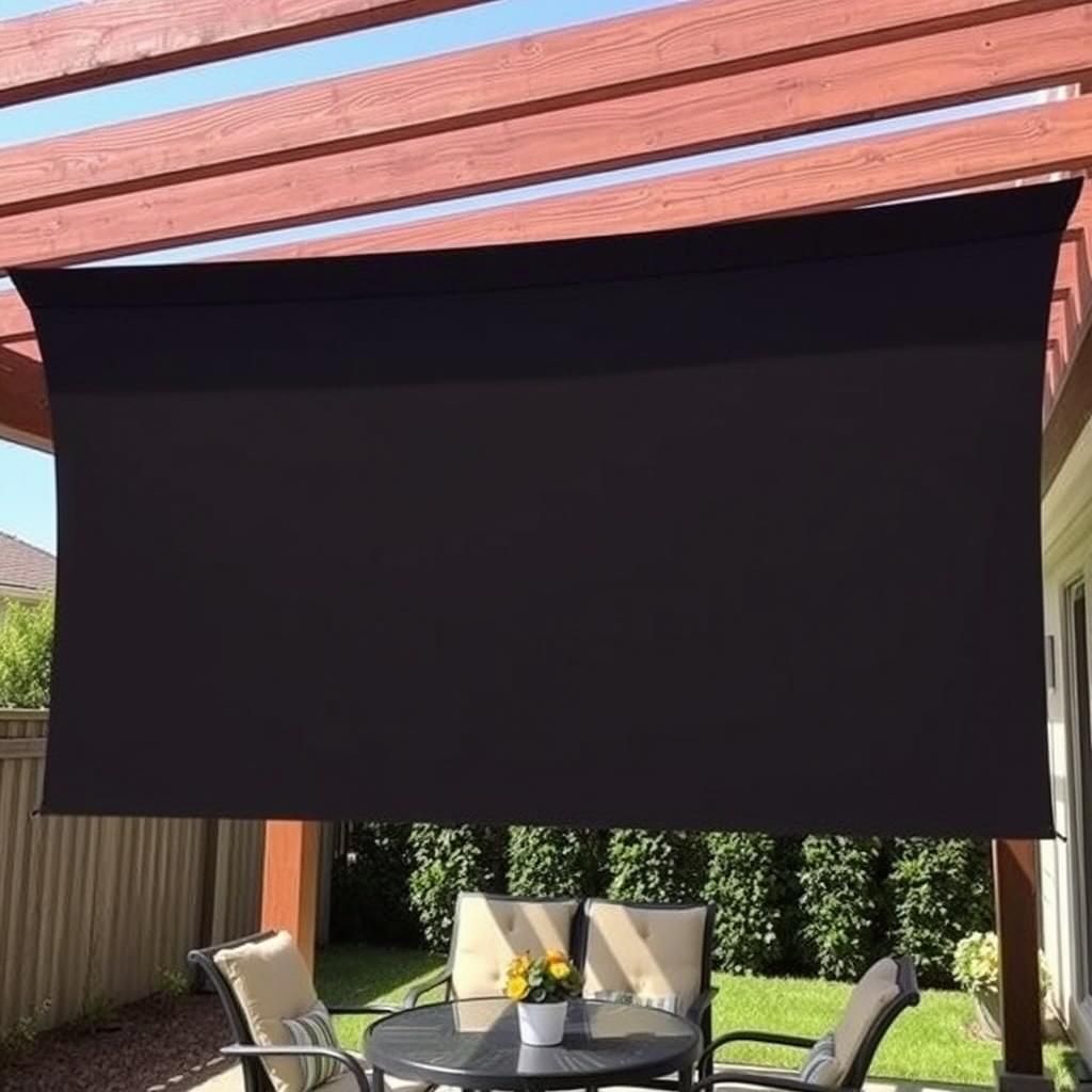 DIY Pergola Shade Using Shade Cloth