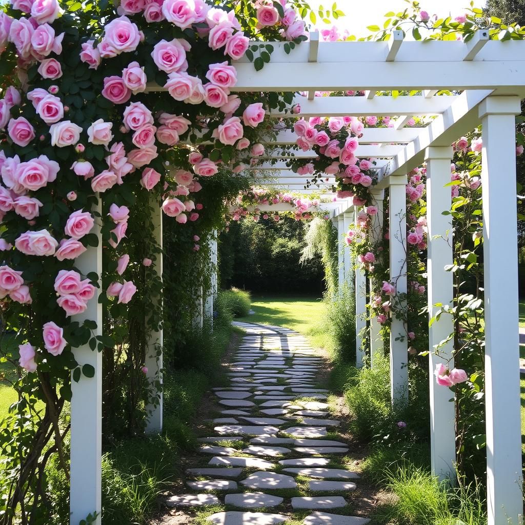 Garden Pathway Pergola