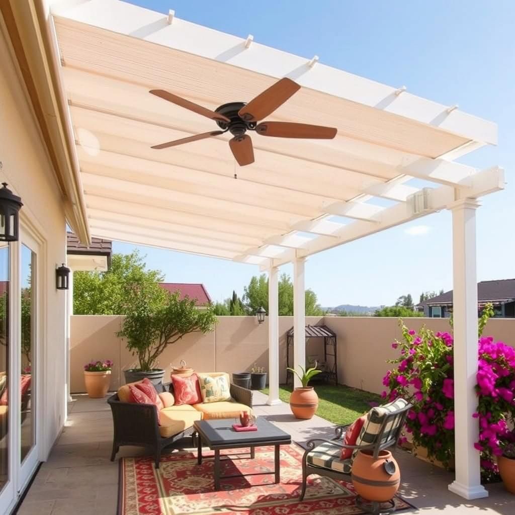 Mediterranean Escape Retractable Pergola