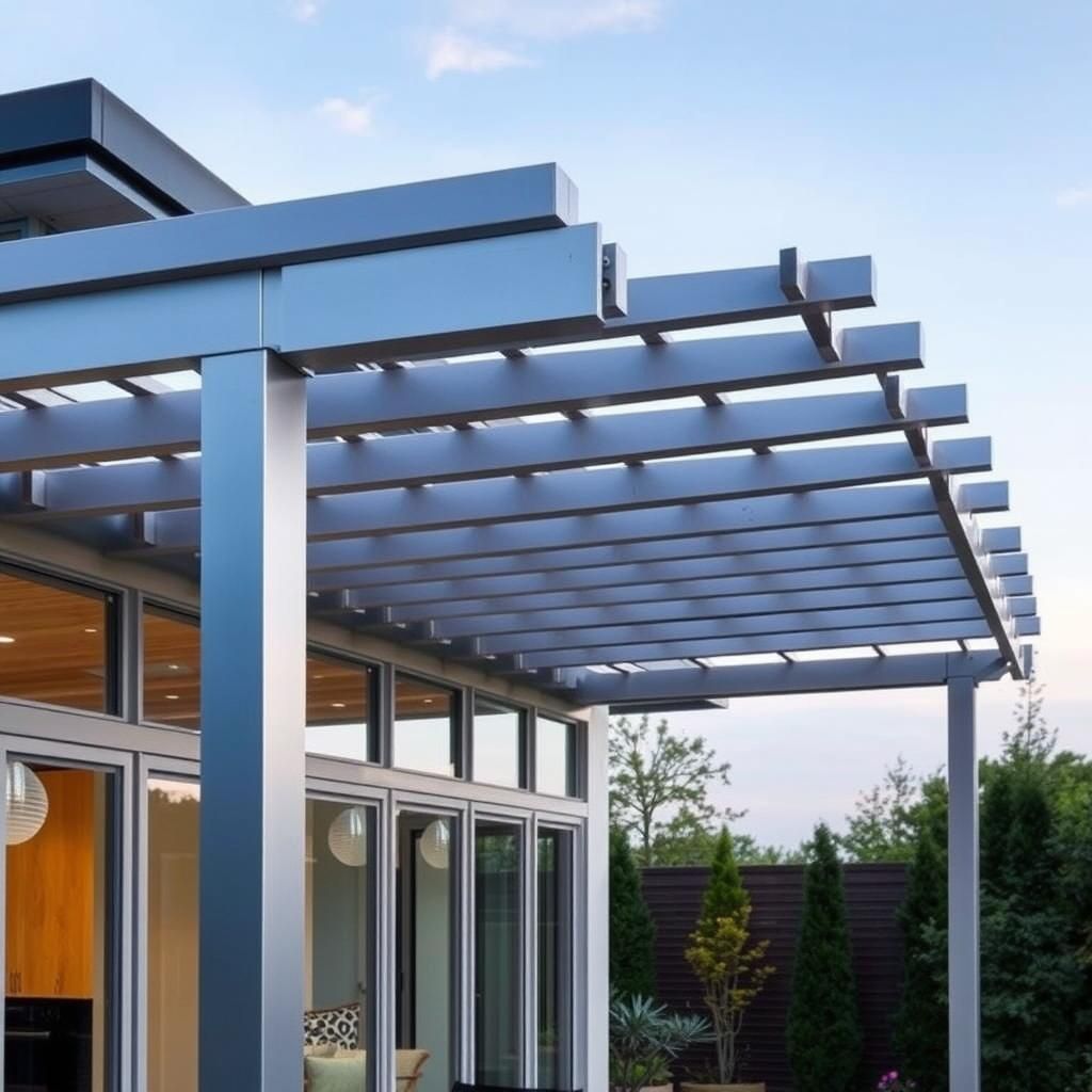 Modern Aluminum Pergola Design