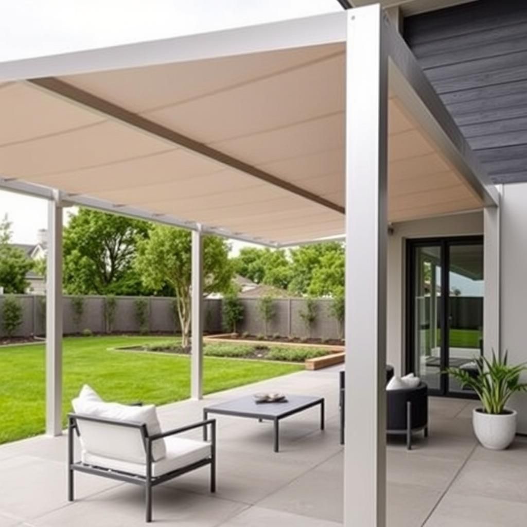 Modern Minimalist Techo Pergola