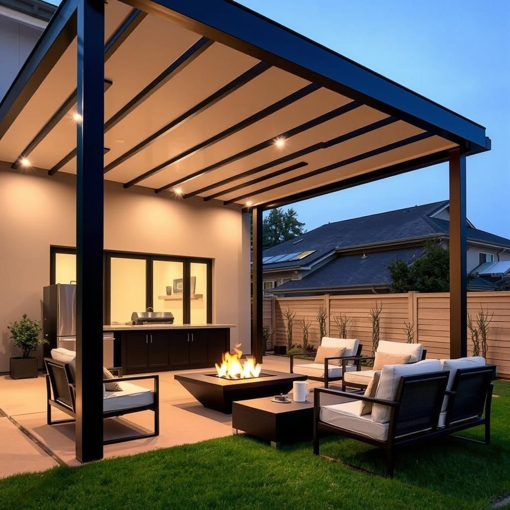 modern pergola