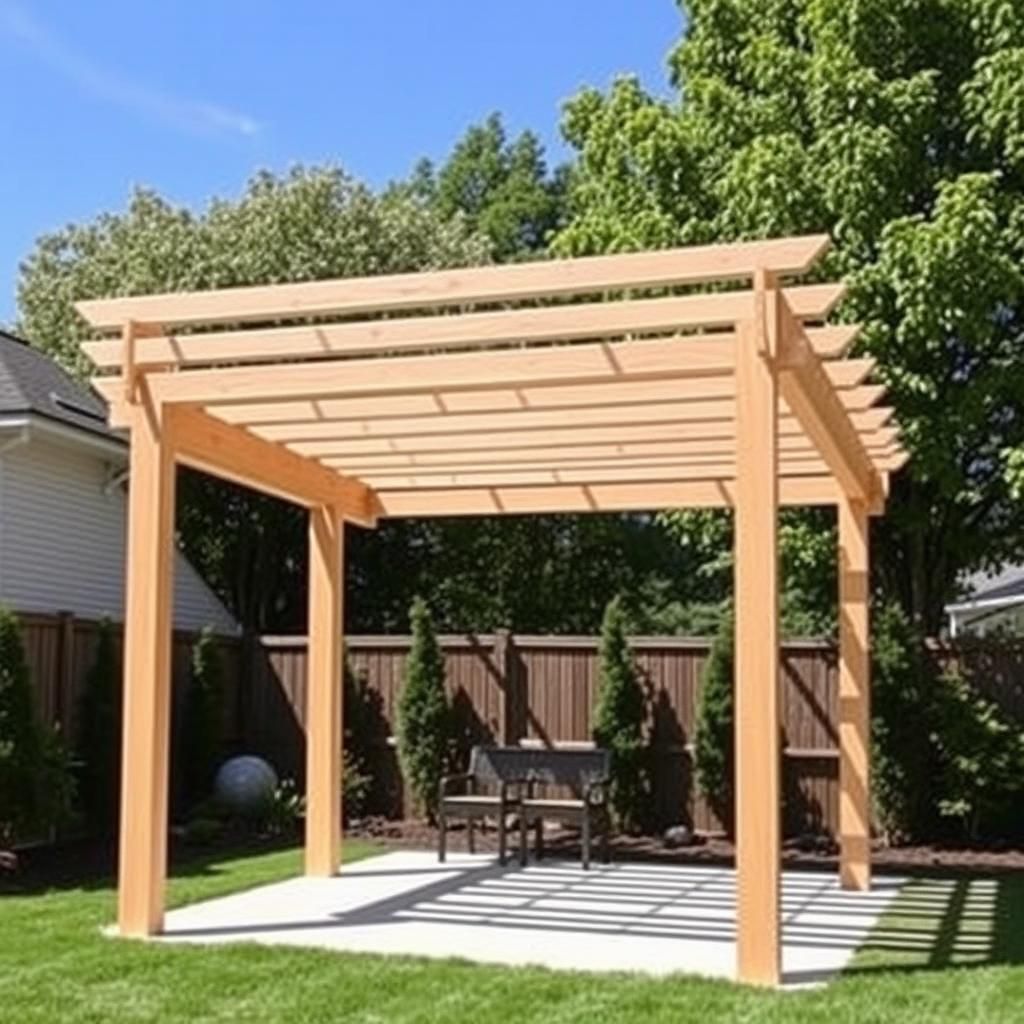 Modern pergola design