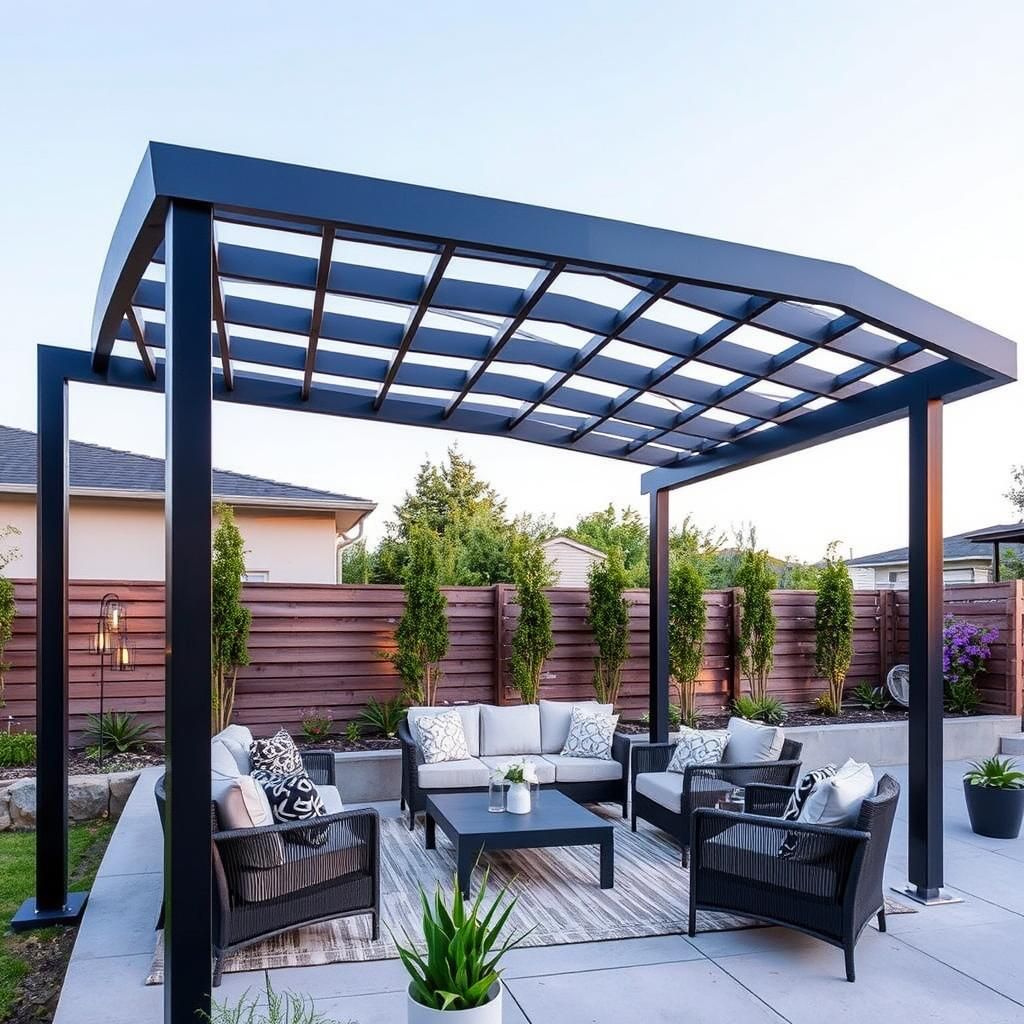 Modern Pergola Outdoor Living