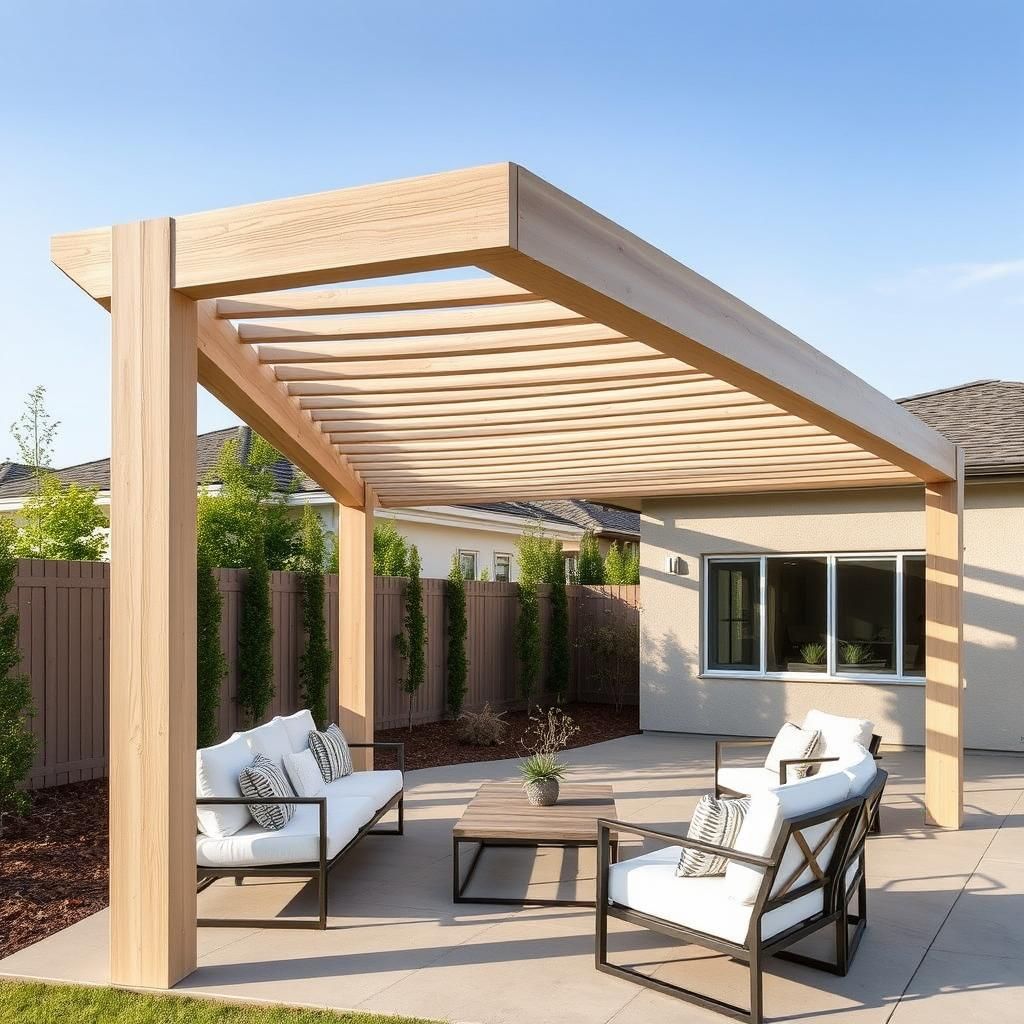 Modern Pergola Patio Design