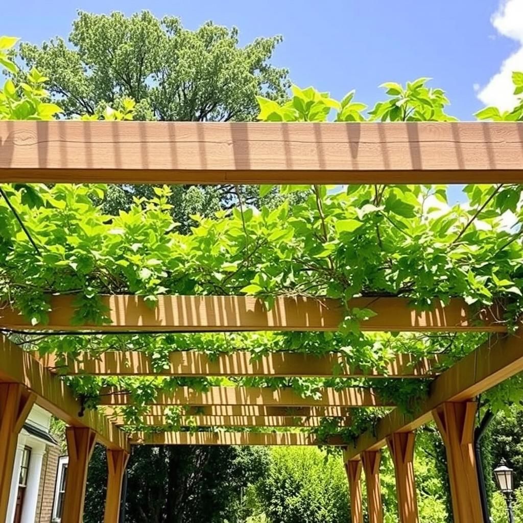 Open Beam Pergola