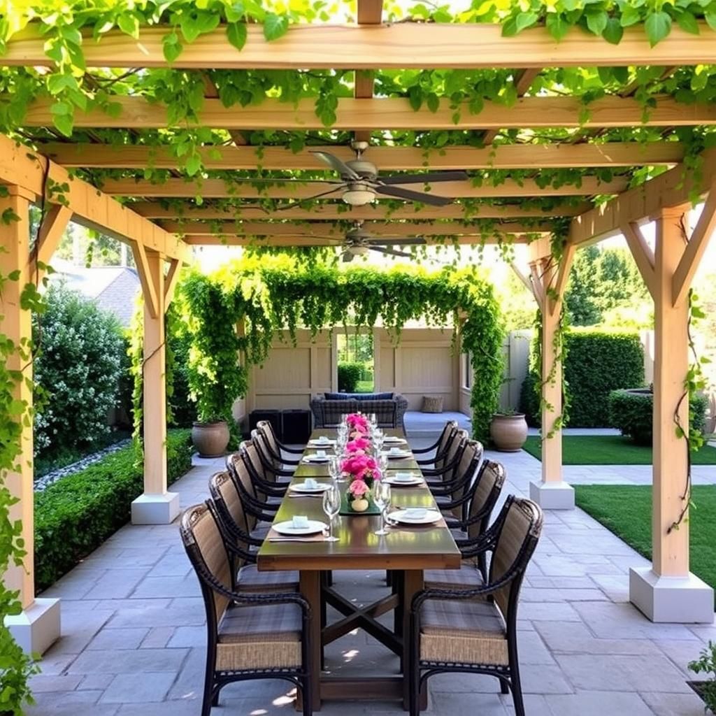 Outdoor Dining Pergola