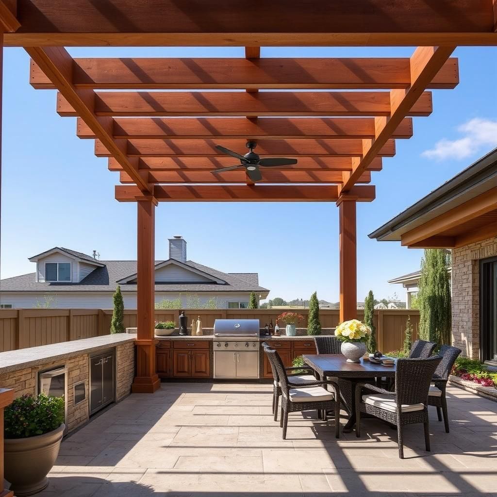 outdoor living pergola