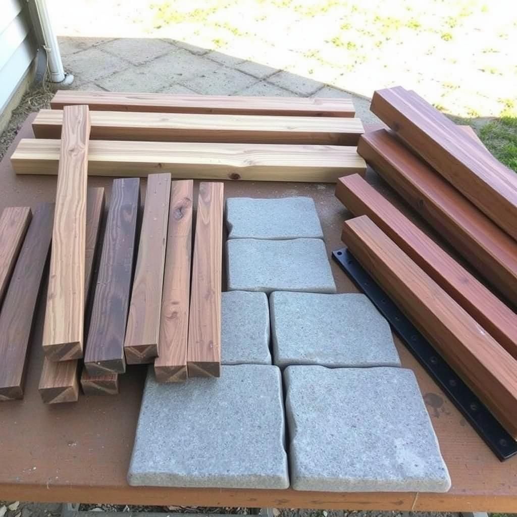 Pergola Building Materials - Wood, Concrete, Metal