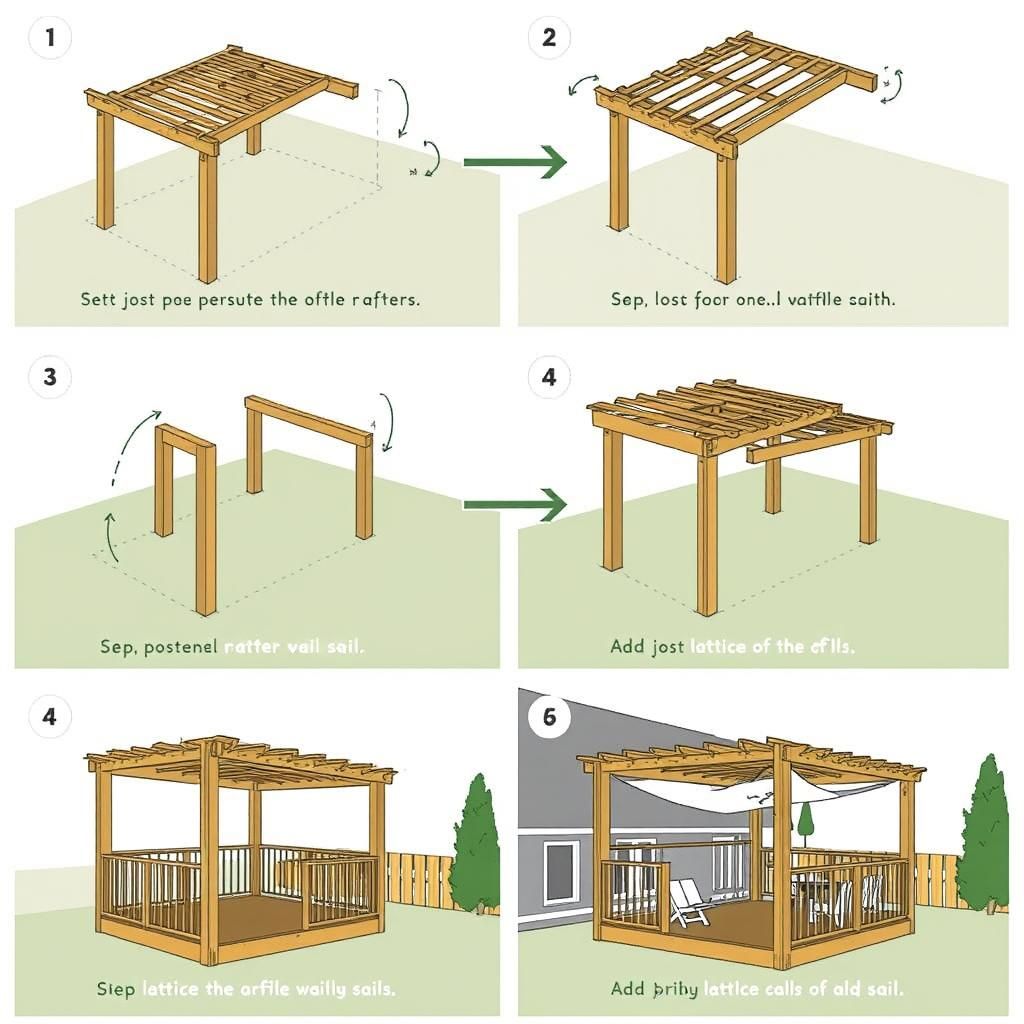 Pergola Construction Steps