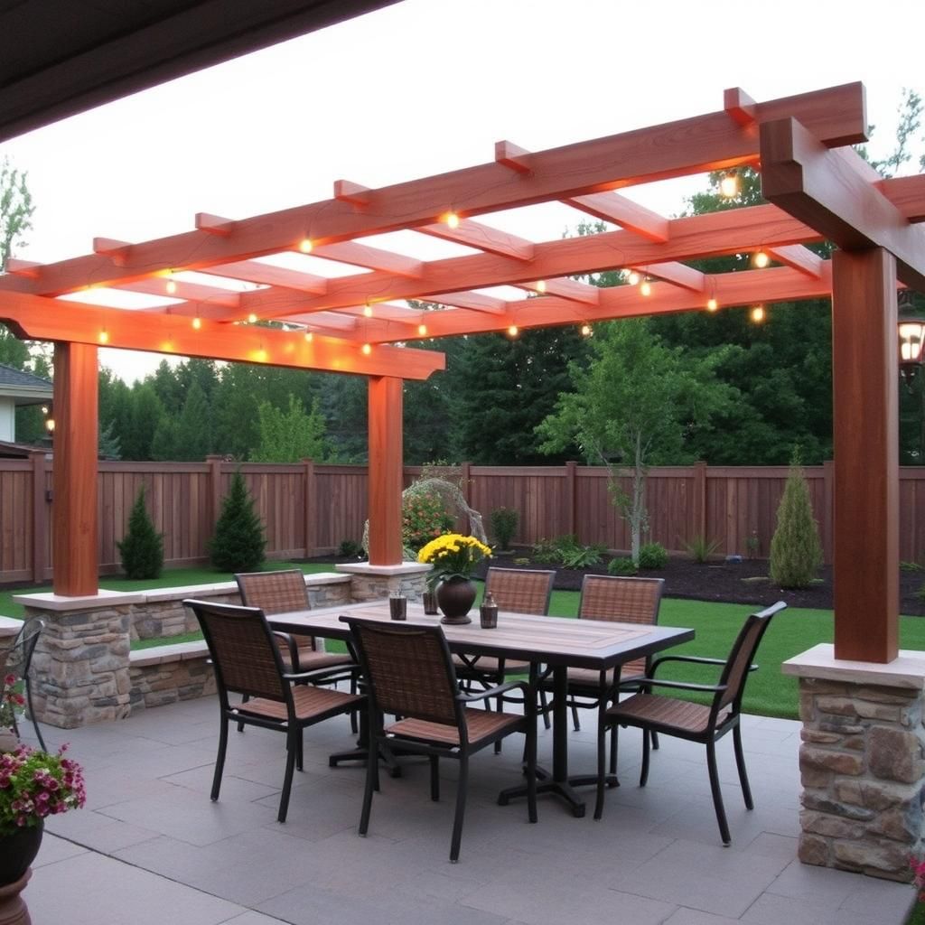 Pergola Dining Area