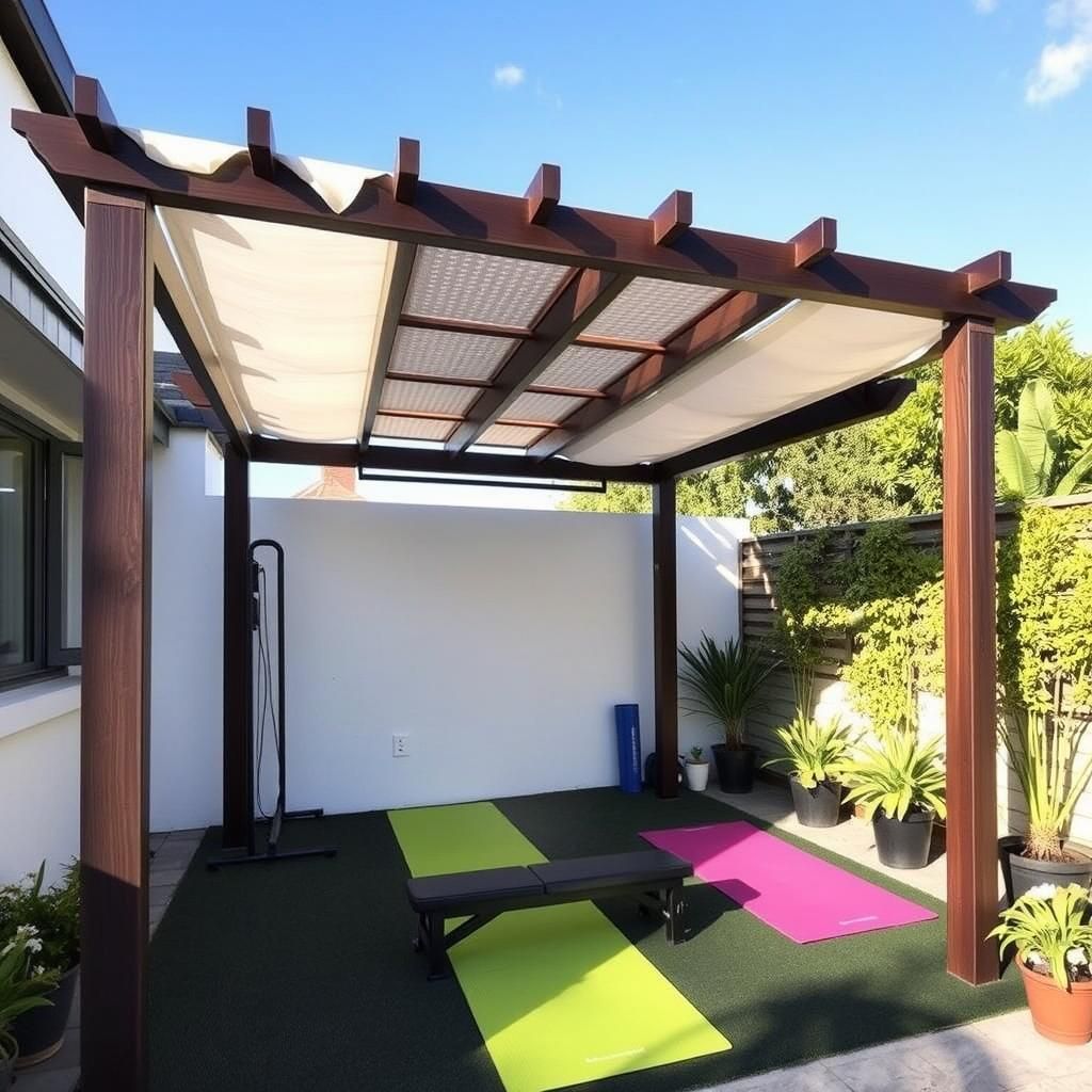 Modern Pergola Gym