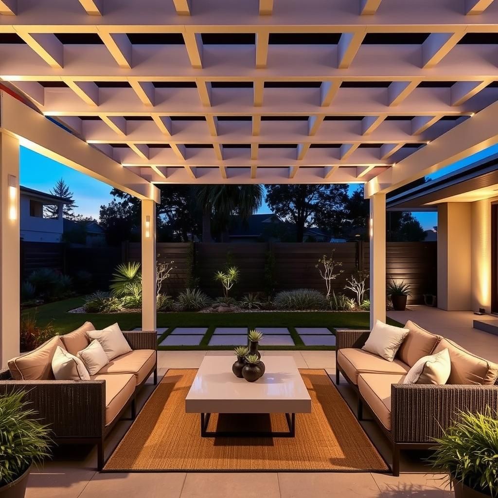 Pergola Lounge Area