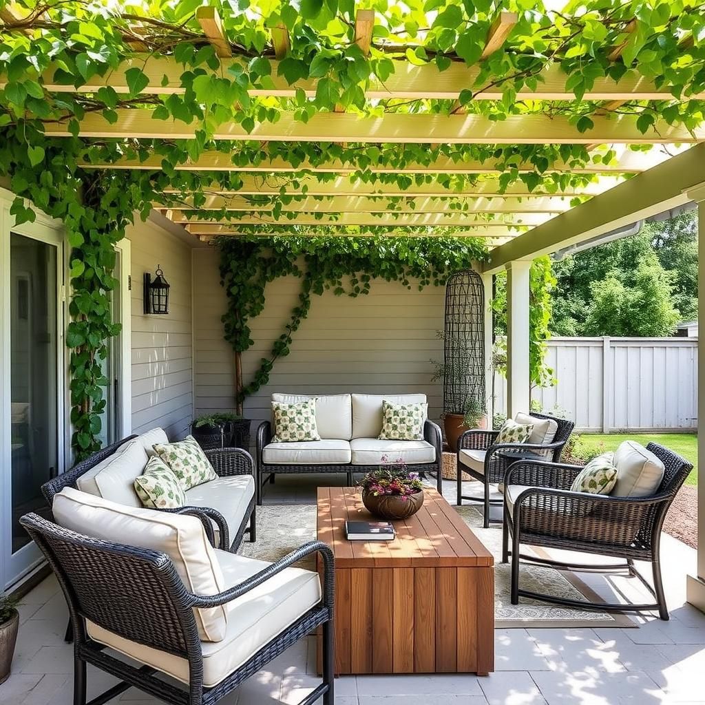 Pergola Lounge Space