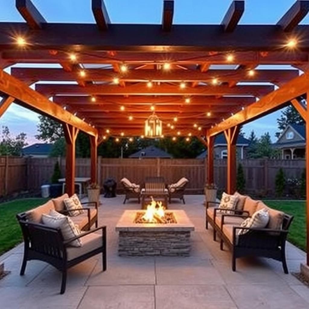 Pergola with Cozy Ambiance