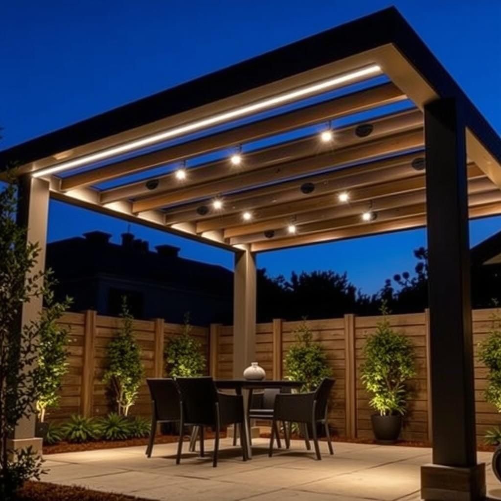 Smart Lighting for Pergola