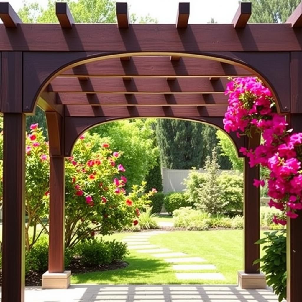 Pergola with Moorish Arches