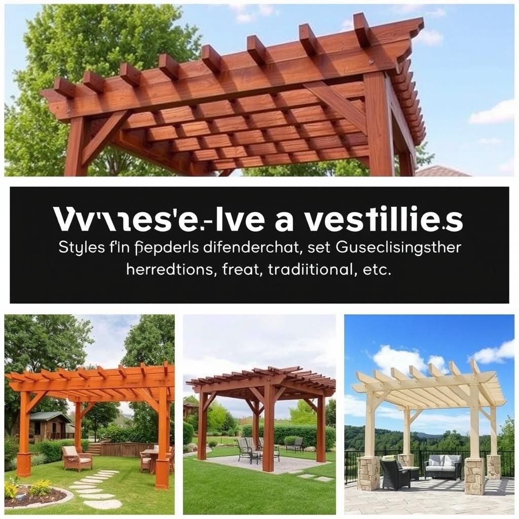 Stylish Pergola Gusset Ideas for Different Pergola Styles