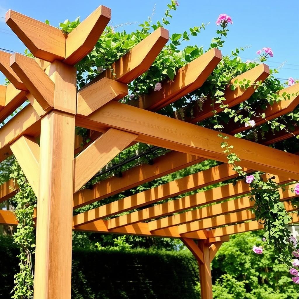 Wooden Pergola Trim