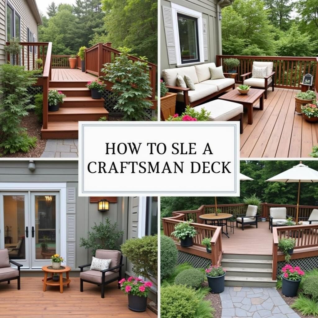 Craftsman deck decor ideas