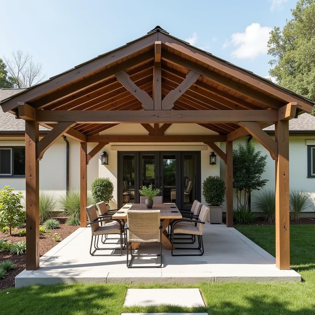 Gable pergola design ideas