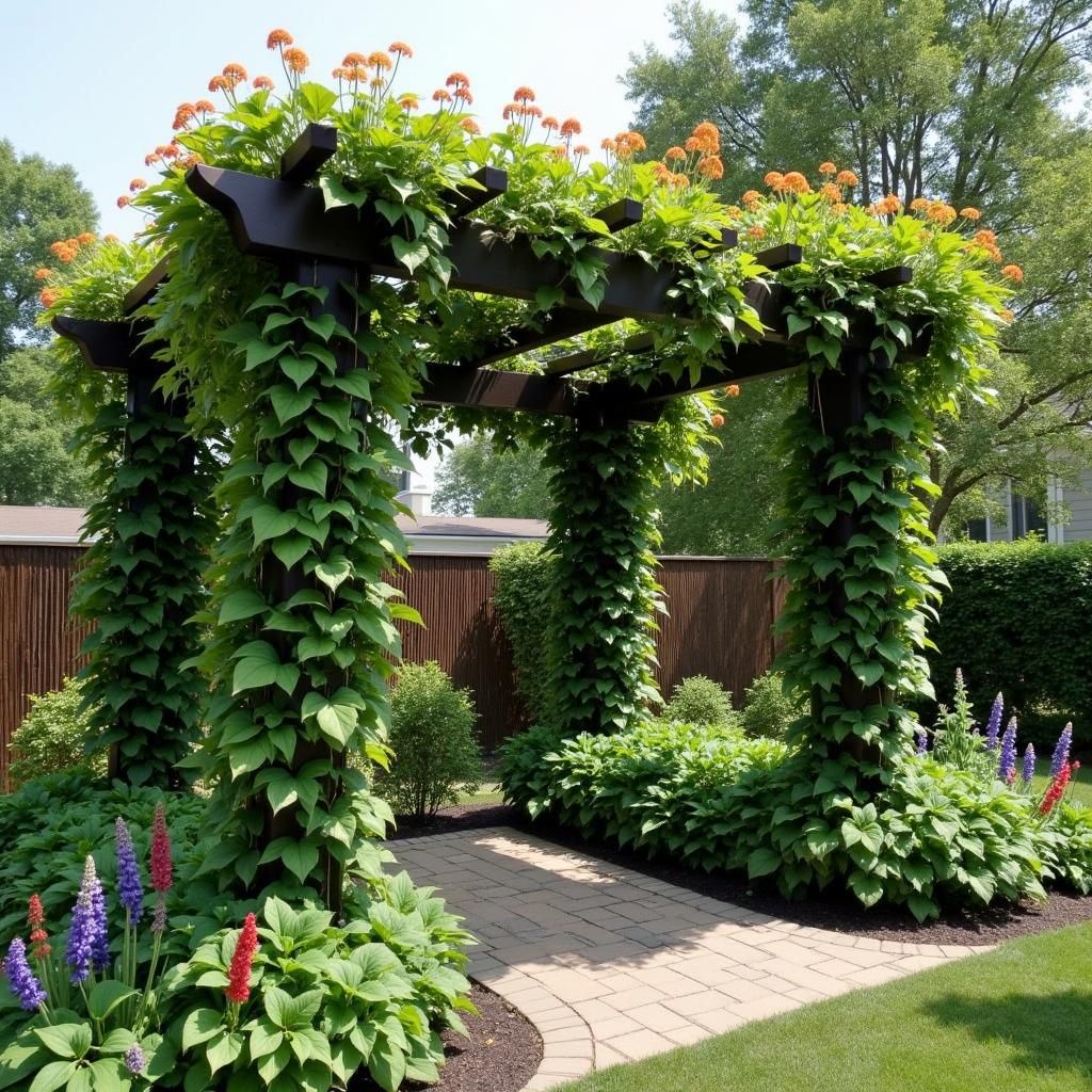 Unusual Pergola Ideas with Plants