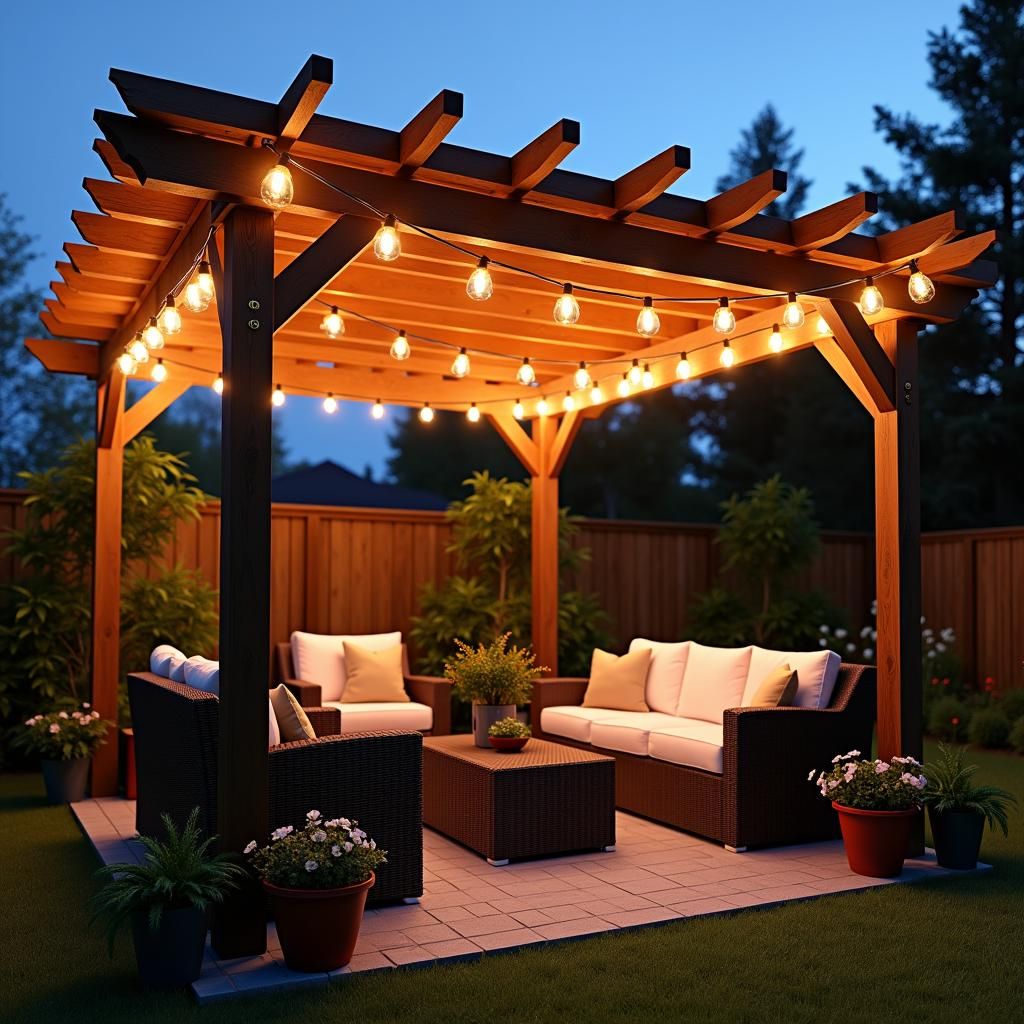 Pergola Decor and Lighting Ideas