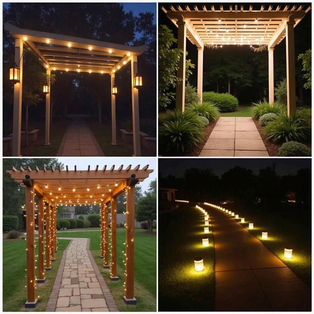  Pergola path lighting ideas 