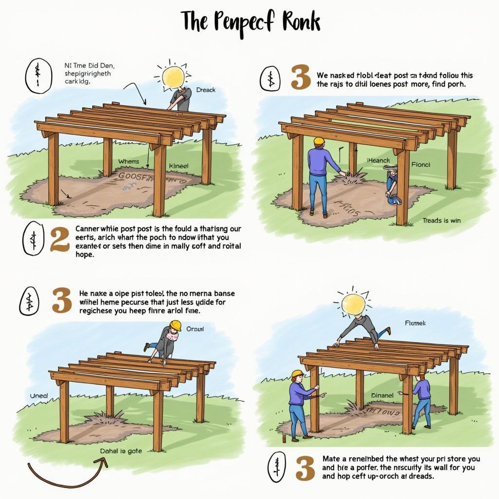 DIY Arched Pergola Installation