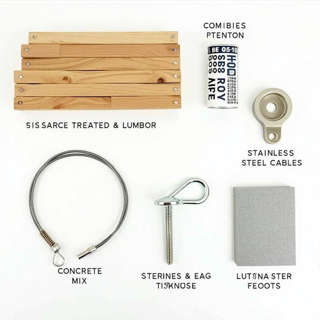 DIY Cable Pergola Materials: Wood, Cables, and Hardware