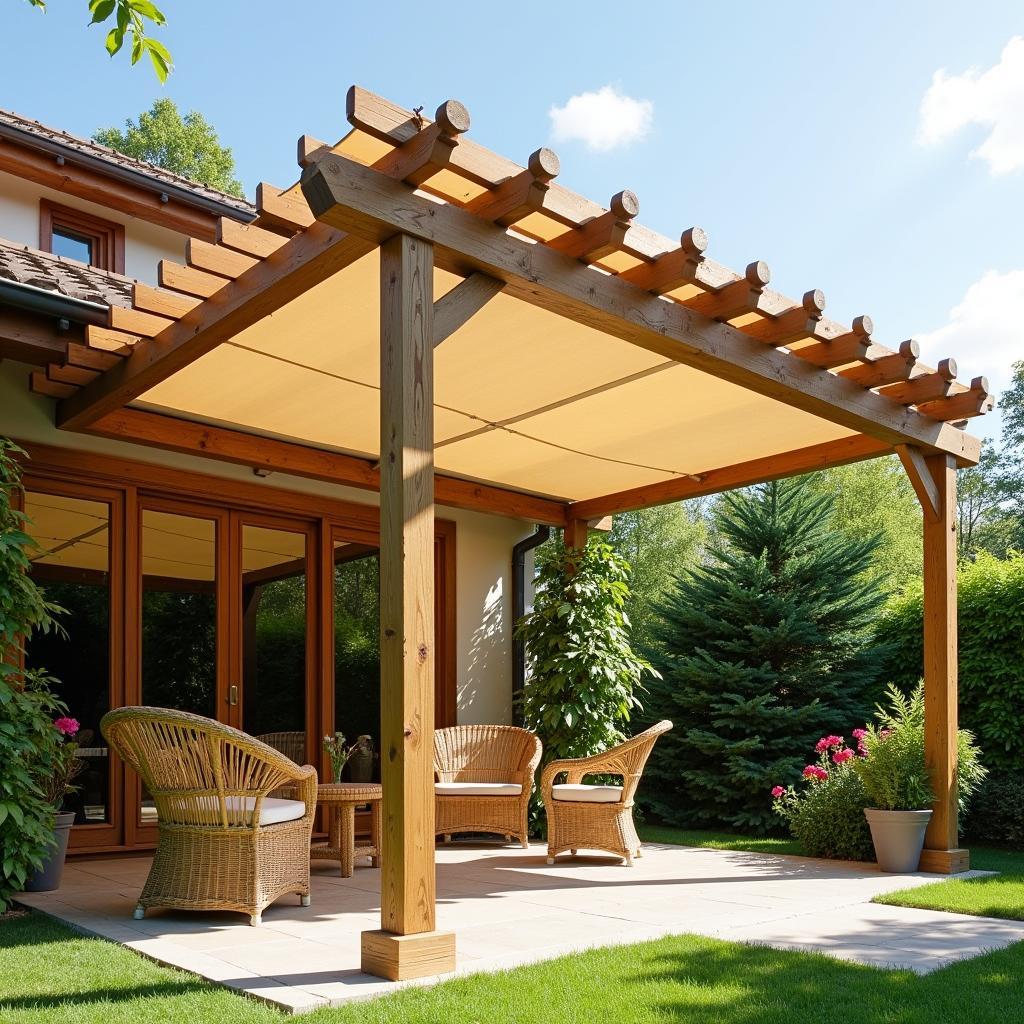 Fabric Canopy Pergola Patio Cover Ideas