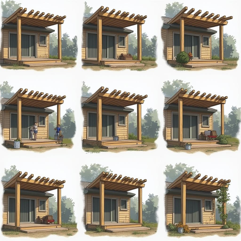 FE9NT House Pergola Construction Step-by-Step Guide