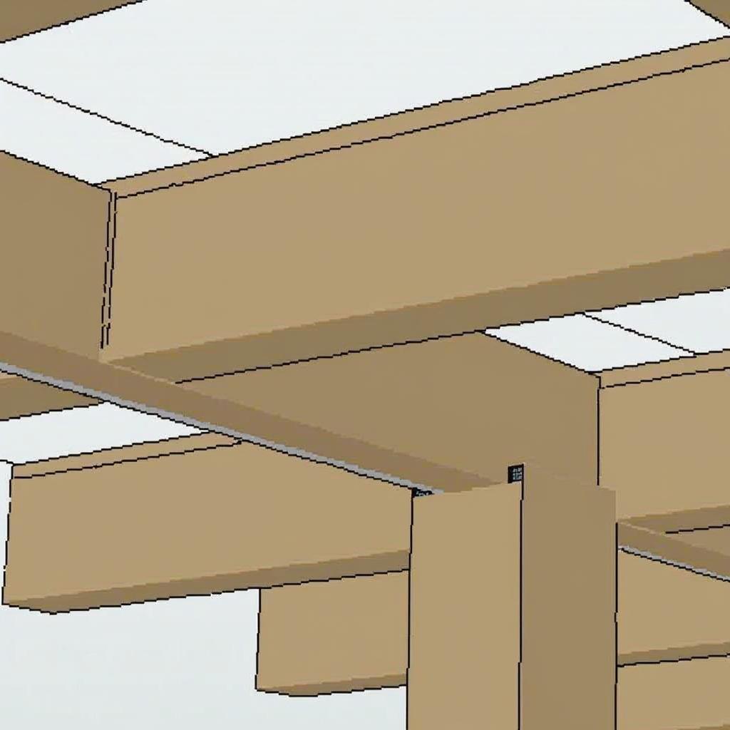 Hidden Pergola Gutter System Example