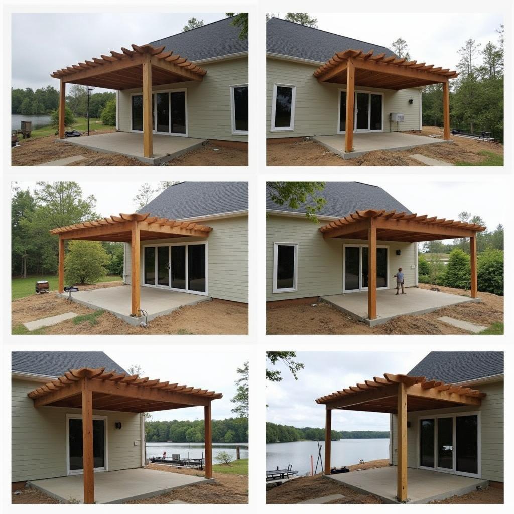 Building an Attached Pergola on a Lakehouse: Construction Steps