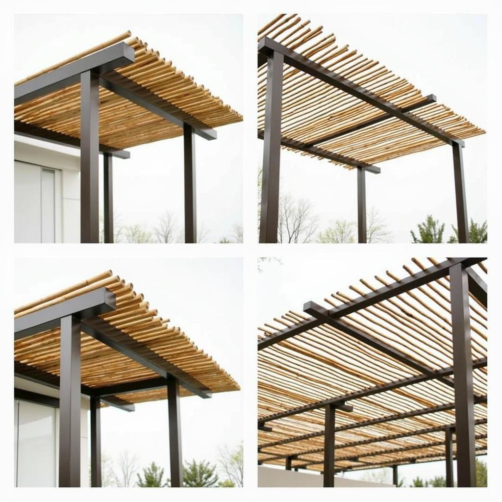 Modern Bamboo Pergola Shade Designs