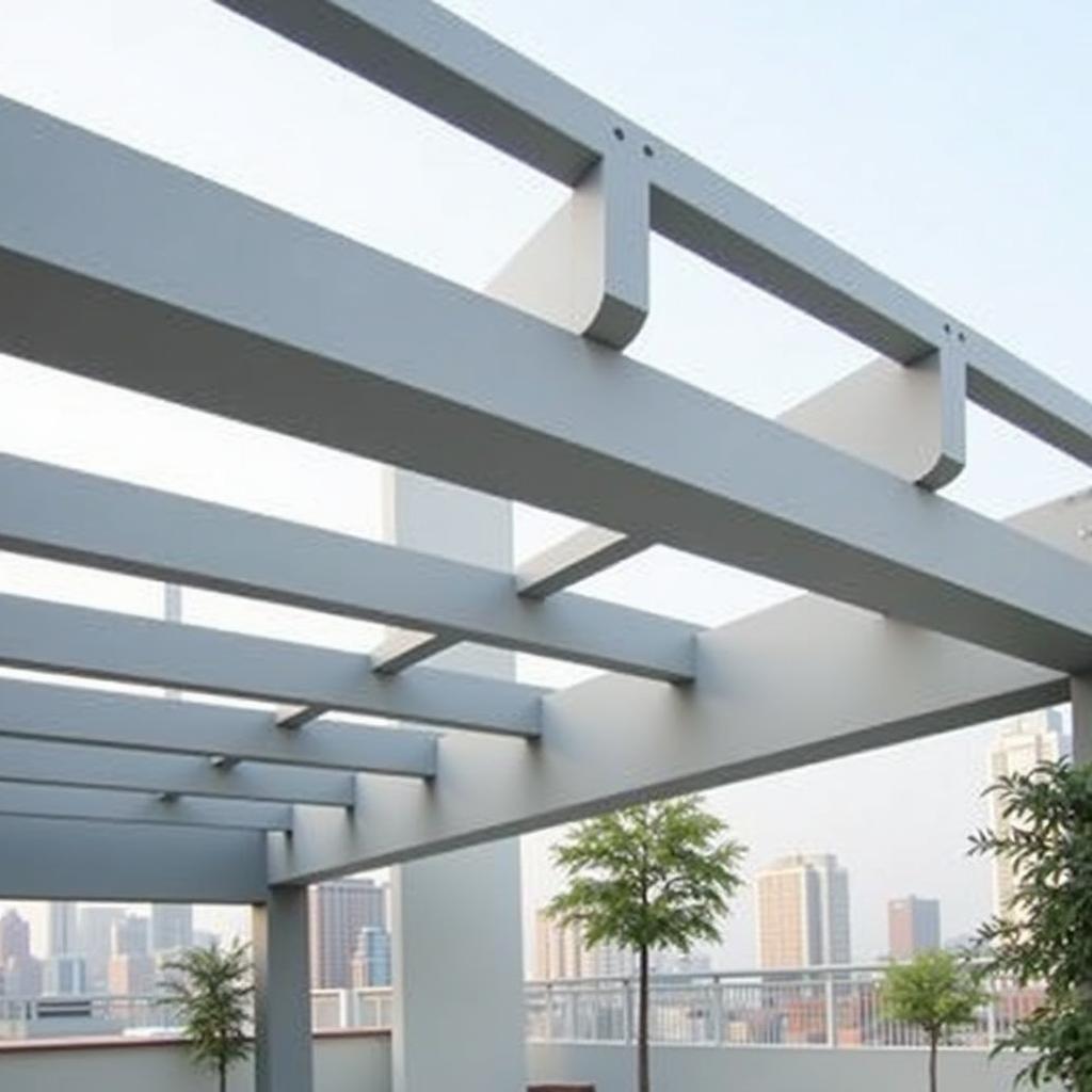 Modern Composite Pergola Post Trim Ideas for Low Maintenance