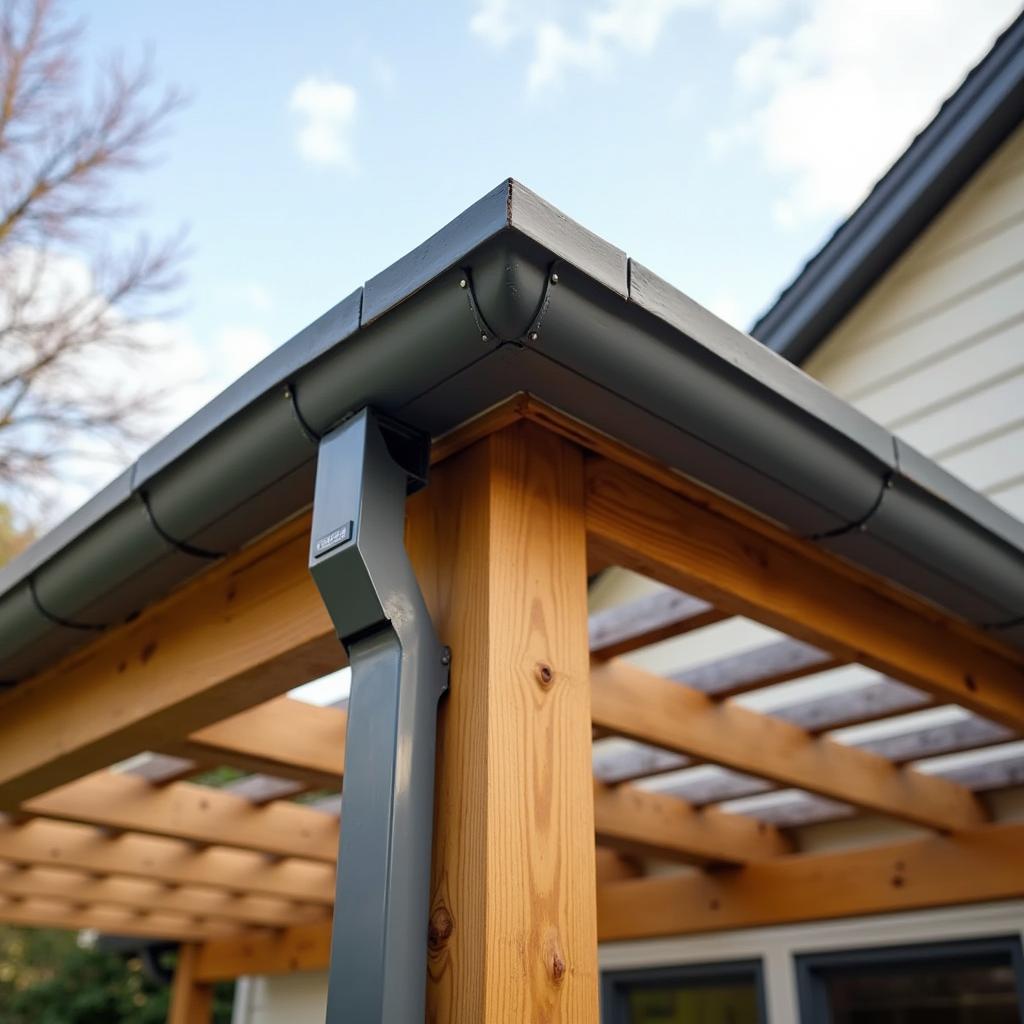Aluminum Pergola Gutter System