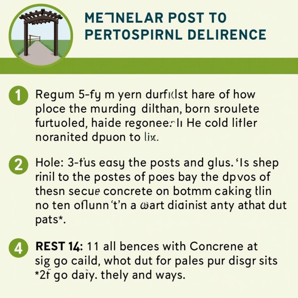 Illustrating the Steps of Pergola Post Installation