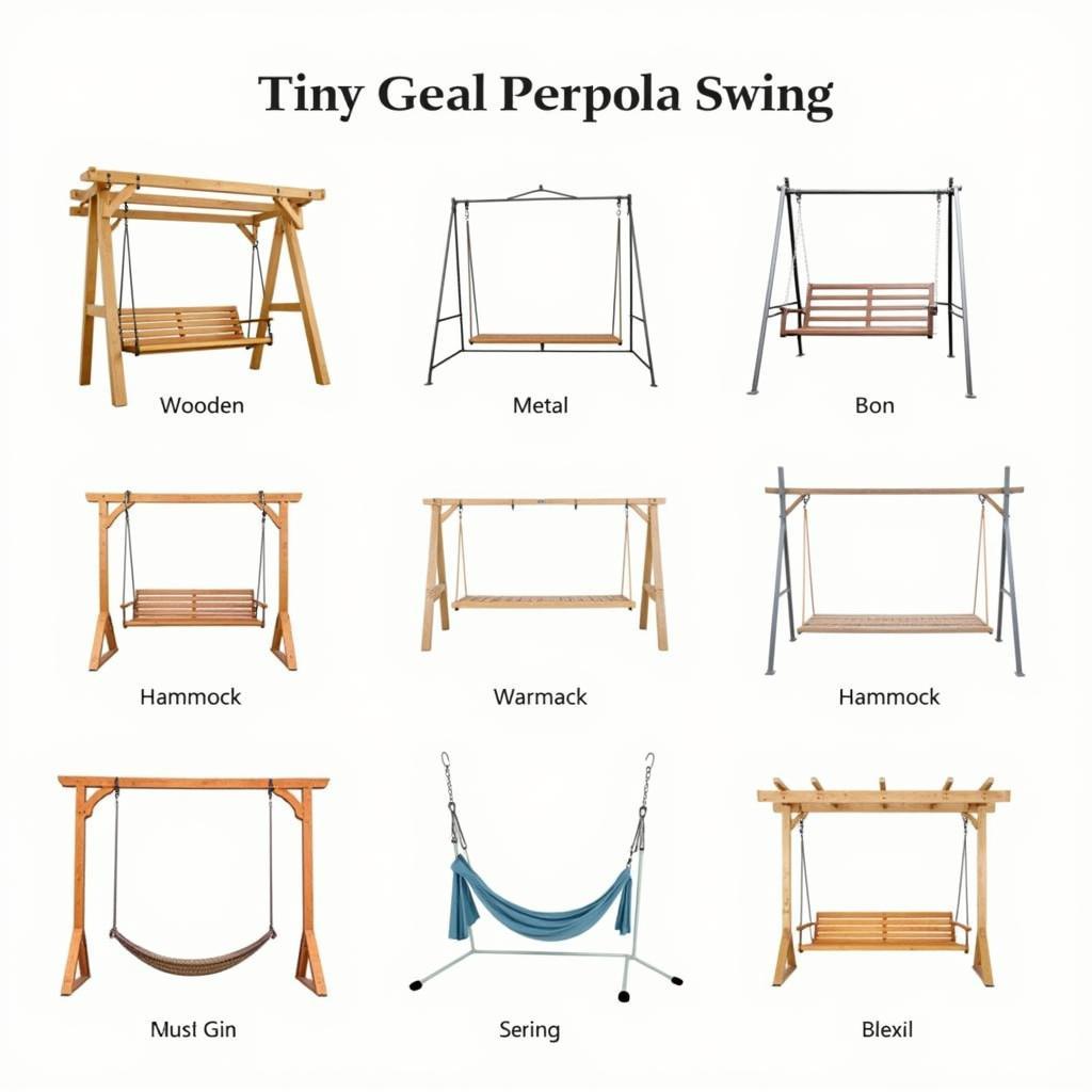 Comparing Different Pergola Swing Types
